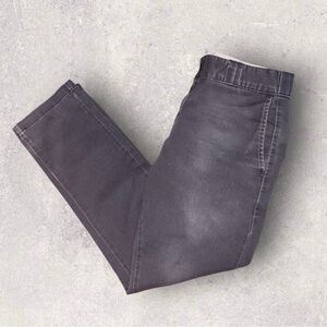Men's Gray Skinny Fit Dickies Pants Size 30x31
